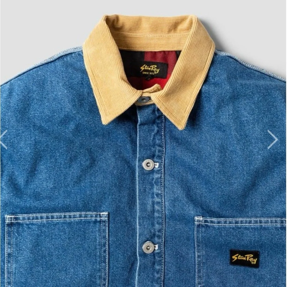 Stan Ray Winter Barn Coat - Vintage Stonewashed Denim, Men’s Medium NWT - Picture 3 of 6